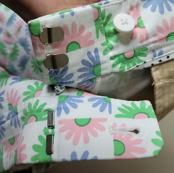 Talbots Perfect Short 9.5" Daisy Print Women's Size 14P NWT Petite - Picture 8 of 11